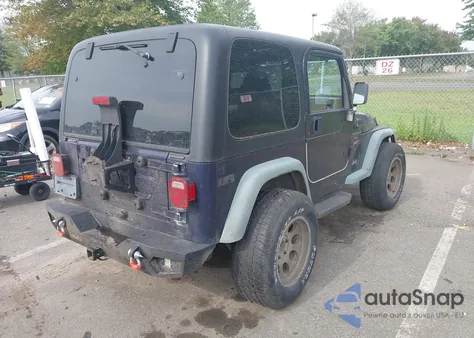 1999 Jeep Wrangler Sport z USA, uszkodzony, nr VIN 1J4FY19S5XP405523